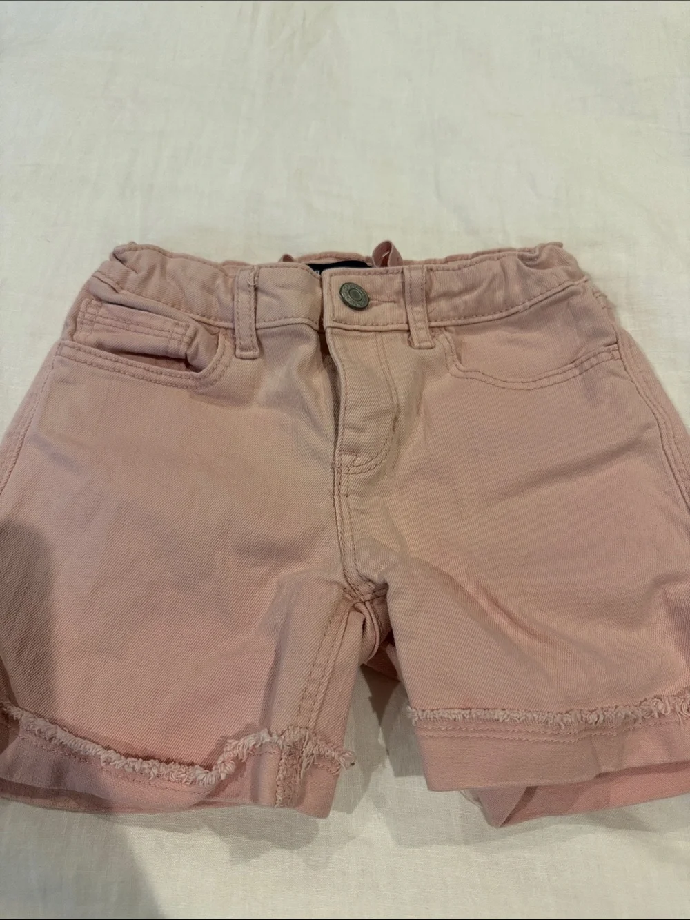 GAP Girls Dusty Pink Denim Shorts